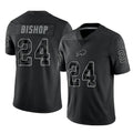B.Bills #24 Cole Bishop Player Black RFLCTV Limited BALCE Stitched Jerseys