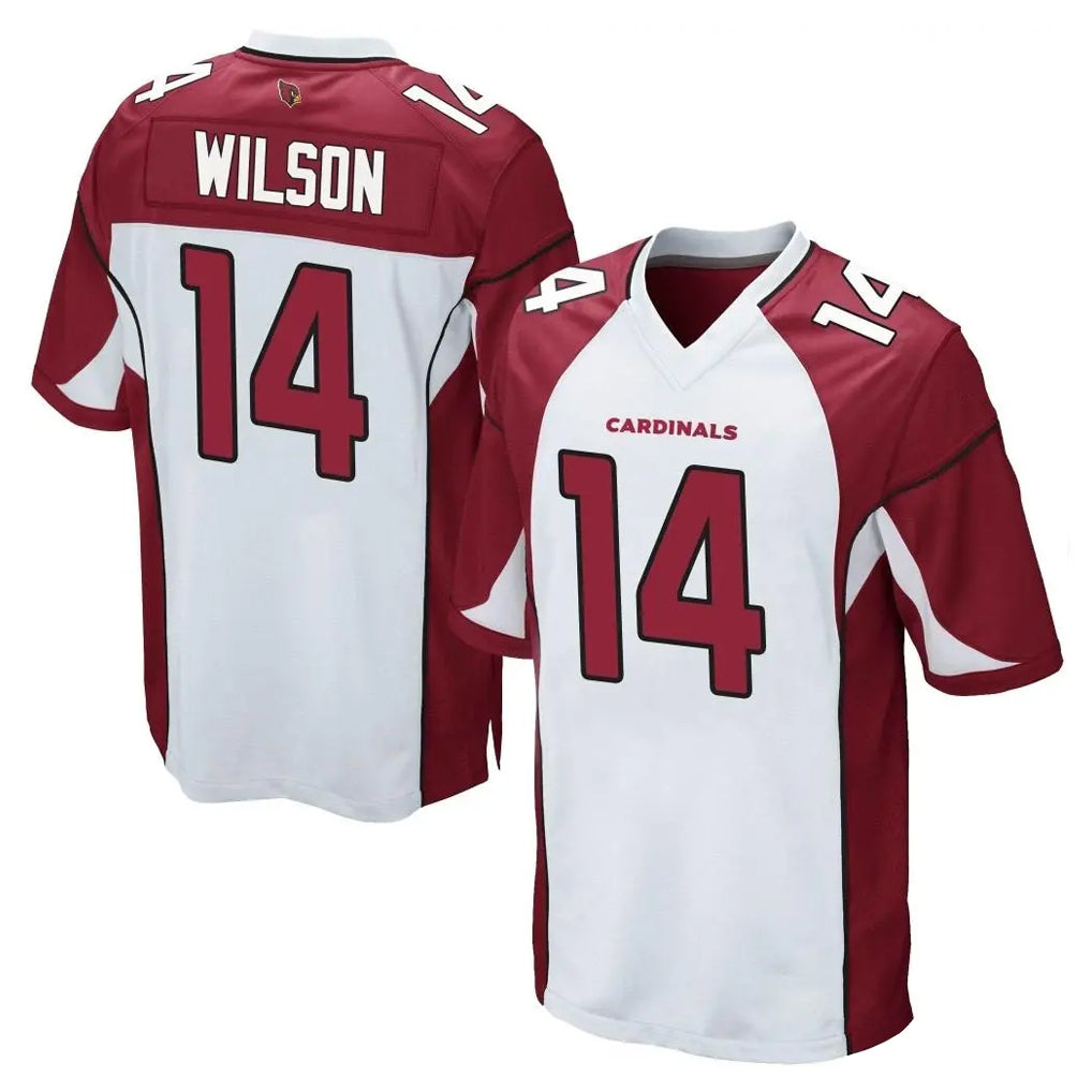 A.Cardinals #14 Michael Wilson Player White Cardinal Home Game BALCE Stitched Jerseys