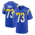 LA.Rams #73 Steve Avila Player Royal Home Game BALCE Stitched Jerseys