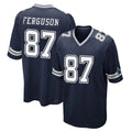 D.Cowboys #87 Jake Ferguson Player Navy Home Game BALCE Stitched Jerseys