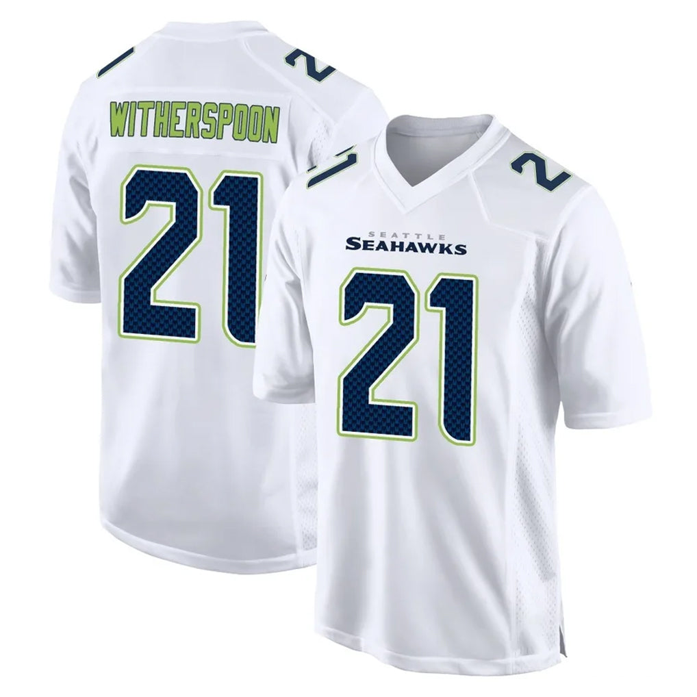 S.Seahawks #21 Devon Witherspoon Player White Tundra Fashion Home Game BALCE Stitched Jerseys