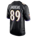 B.Ravens #89 Mark Andrews Player Black Alternate Home Game BALCE Stitched Jerseys