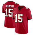 TB.Buccaneers #15 Tez Johnson Player Red Limited Vapor Home Game BALCE Stitched Jerseys