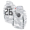 T.Titans #26 Marcus Harris Player Camo Arctic Salute to Service Pullover Hoodies Home Game BALCE Stitched Jerseys