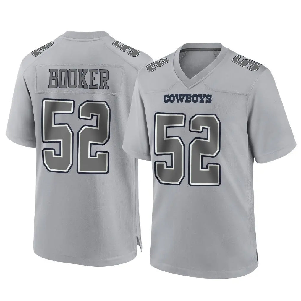 D.Cowboys #52 Tyler Booker Player Gray Atmosphere Fashion Home Game BALCE Stitched Jerseys