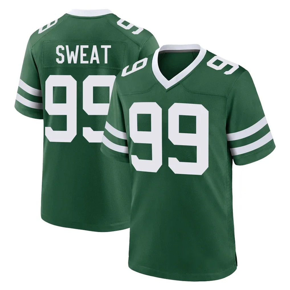 NY.Jets #99 T'Vondre Sweat Player Green Legacy Home Game BALCE Stitched Jerseys