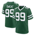 NY.Jets #99 T'Vondre Sweat Player Green Legacy Home Game BALCE Stitched Jerseys