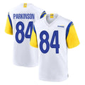 LA.Rams #84 Colby Parkinson Player White Home Game BALCE Stitched Jerseys