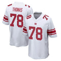 NY.Giants #78 Andrew Thomas Player White Home Game BALCE Stitched Jerseys