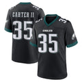 P.Eagles #35 Michael Carter II Player Black Game Home BALCE Stitched Jerseys