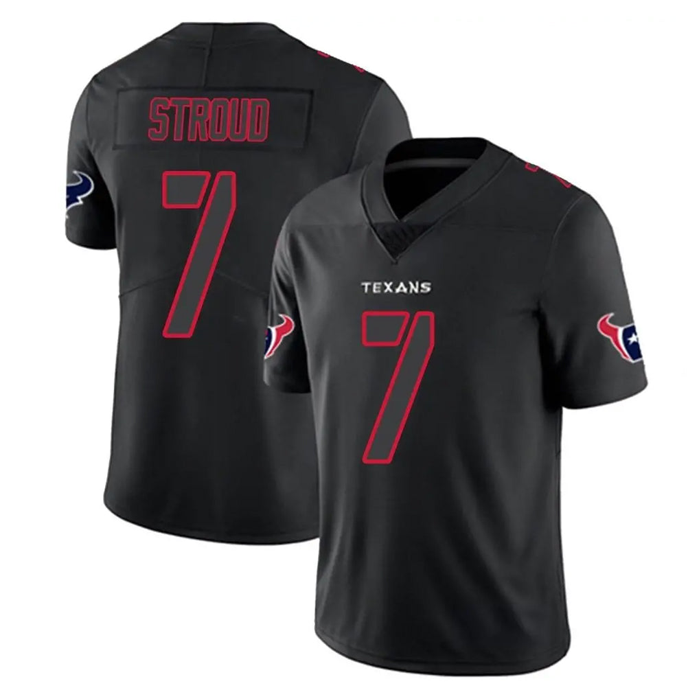 H.Texans #7 CJ Stroud Player Black Impact Limited Game BALCE Stitched Jerseys