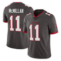 TB.Buccaneers #11 Jalen McMillan Player Pewter Limited Alternate Vapor Home Game BALCE Stitched Jerseys