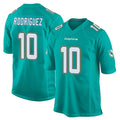 M.Dolphins #10 Jacob Rodriguez Player Aqua Team Color Home Game BALCE Stitched Jerseys