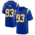 LA.Chargers #93 Teair Tart Player Royal Home Game BALCE Stitched Jerseys