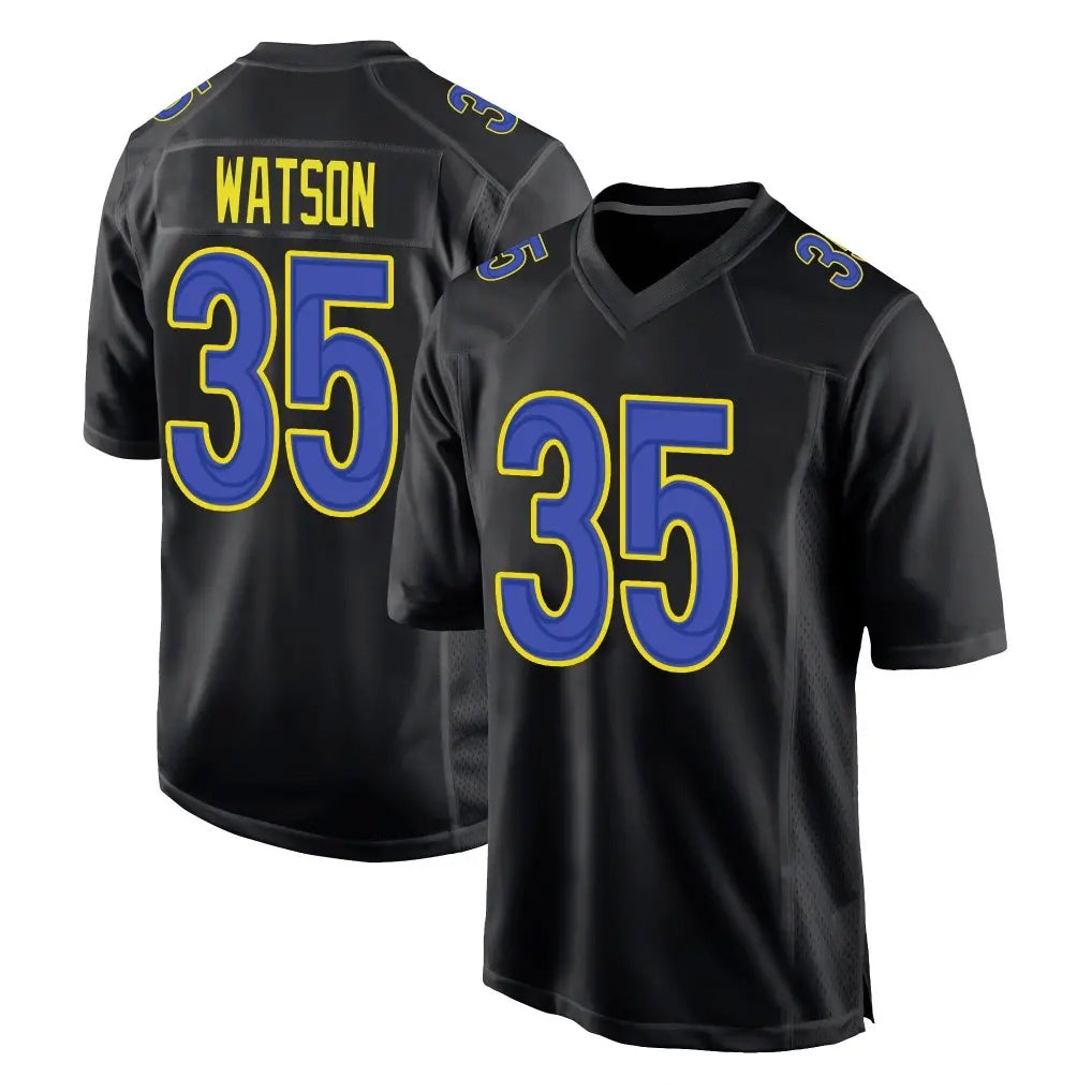 LA.Rams #35 Jaylen Watson Player Black Fashion Limited Home Game BALCE Stitched Jerseys