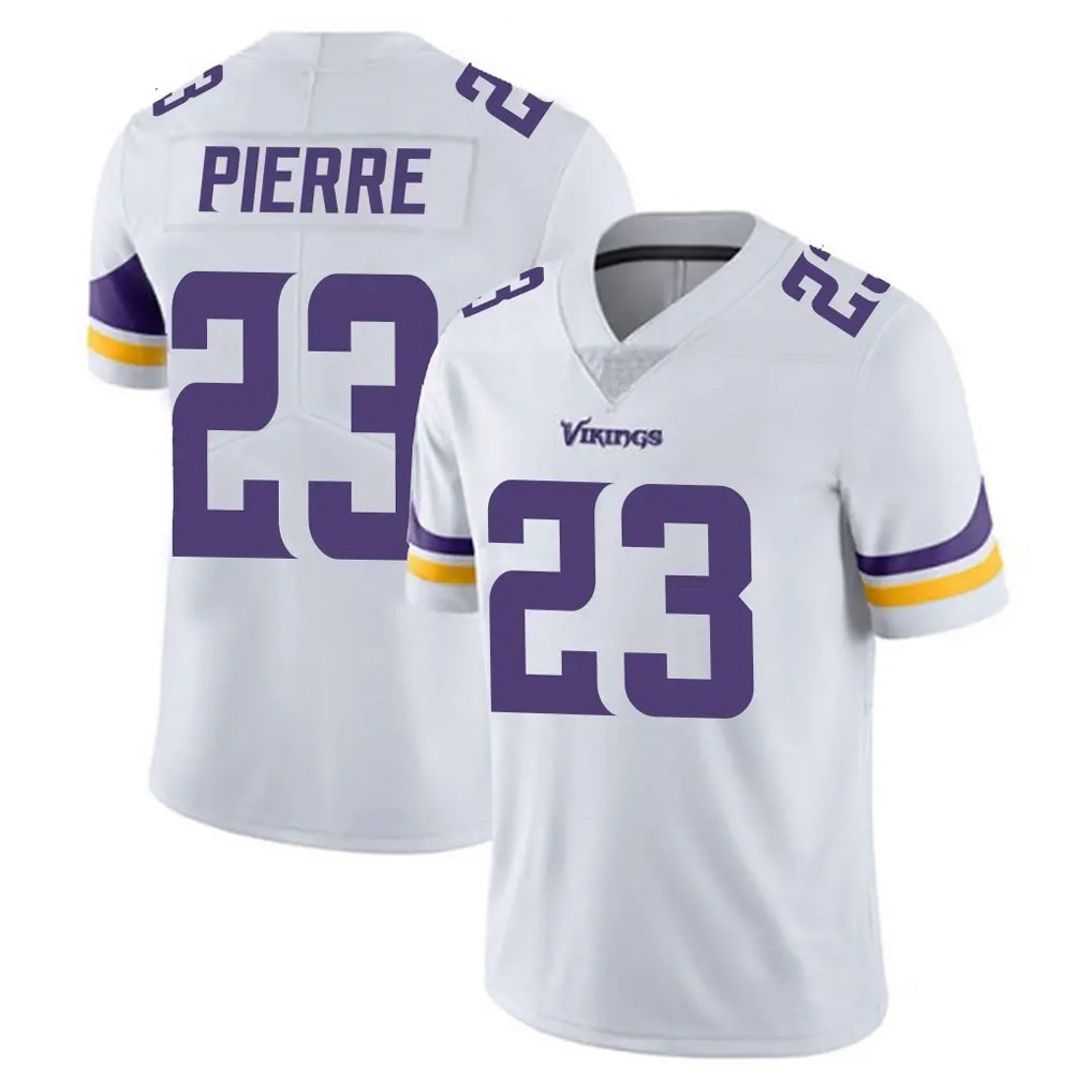 M.Vikings #23 James Pierre Player White Limited Vapor Untouchable Home Game BALCE Stitched Jerseys