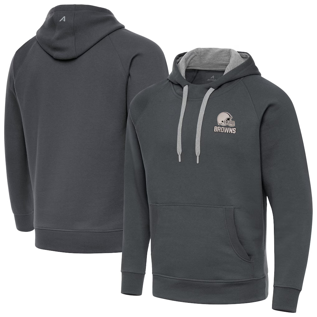 C.Browns ## Browns Blank Player Gray Brushed Carbon Pullover Hoodie Limited BALCE Stitched Jerseys