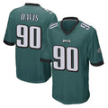 P.Eagles #90 Jordan Davis Player Team Color Green Home Game BALCE Stitched Jerseys