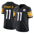 P.Steelers #11 Michael Pittman Jr. Player Black Limited Vapor F.U.S.E. Home Game BALCE Stitched Jerseys