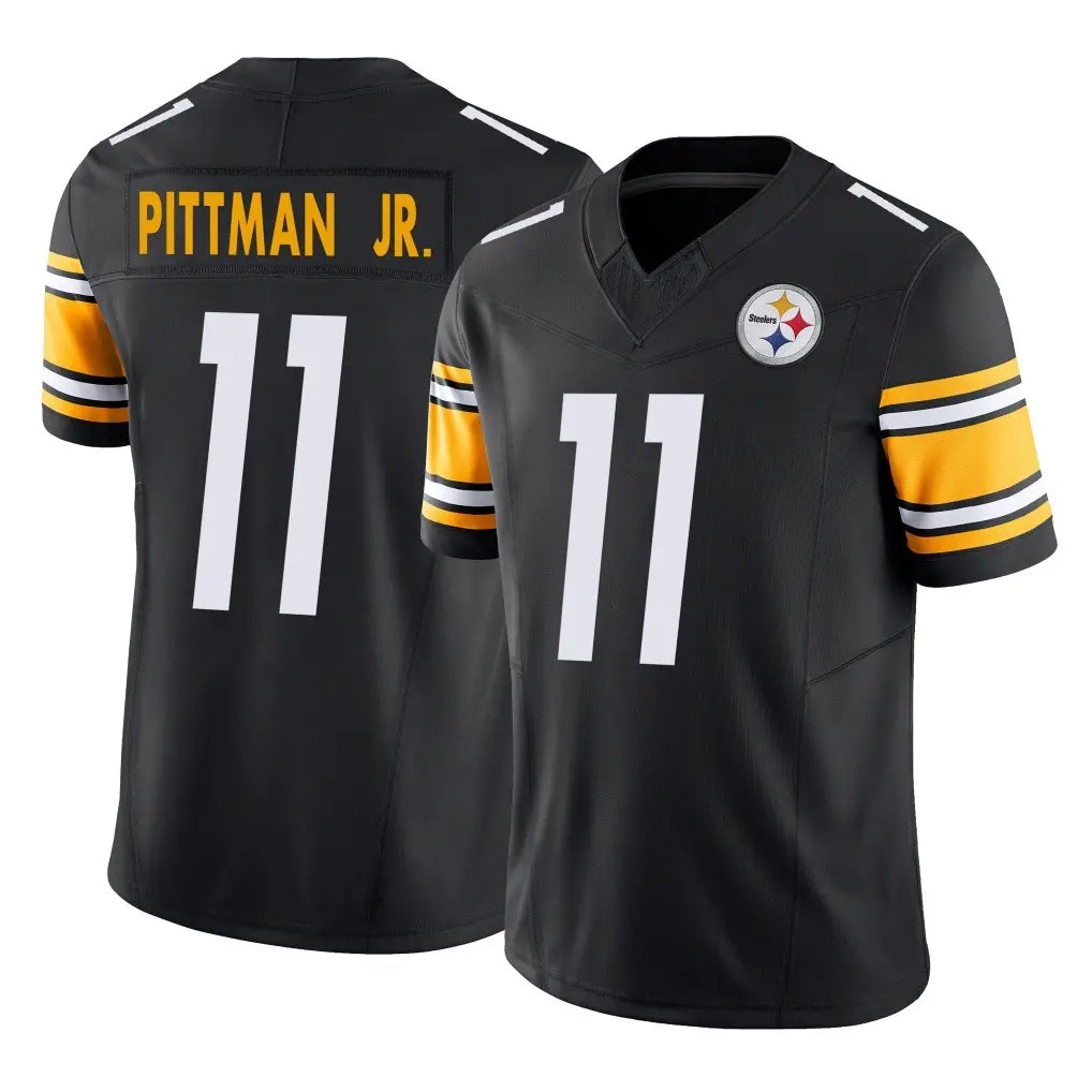 P.Steelers #11 Michael Pittman Jr. Player Black Limited Vapor F.U.S.E. Home Game BALCE Stitched Jerseys