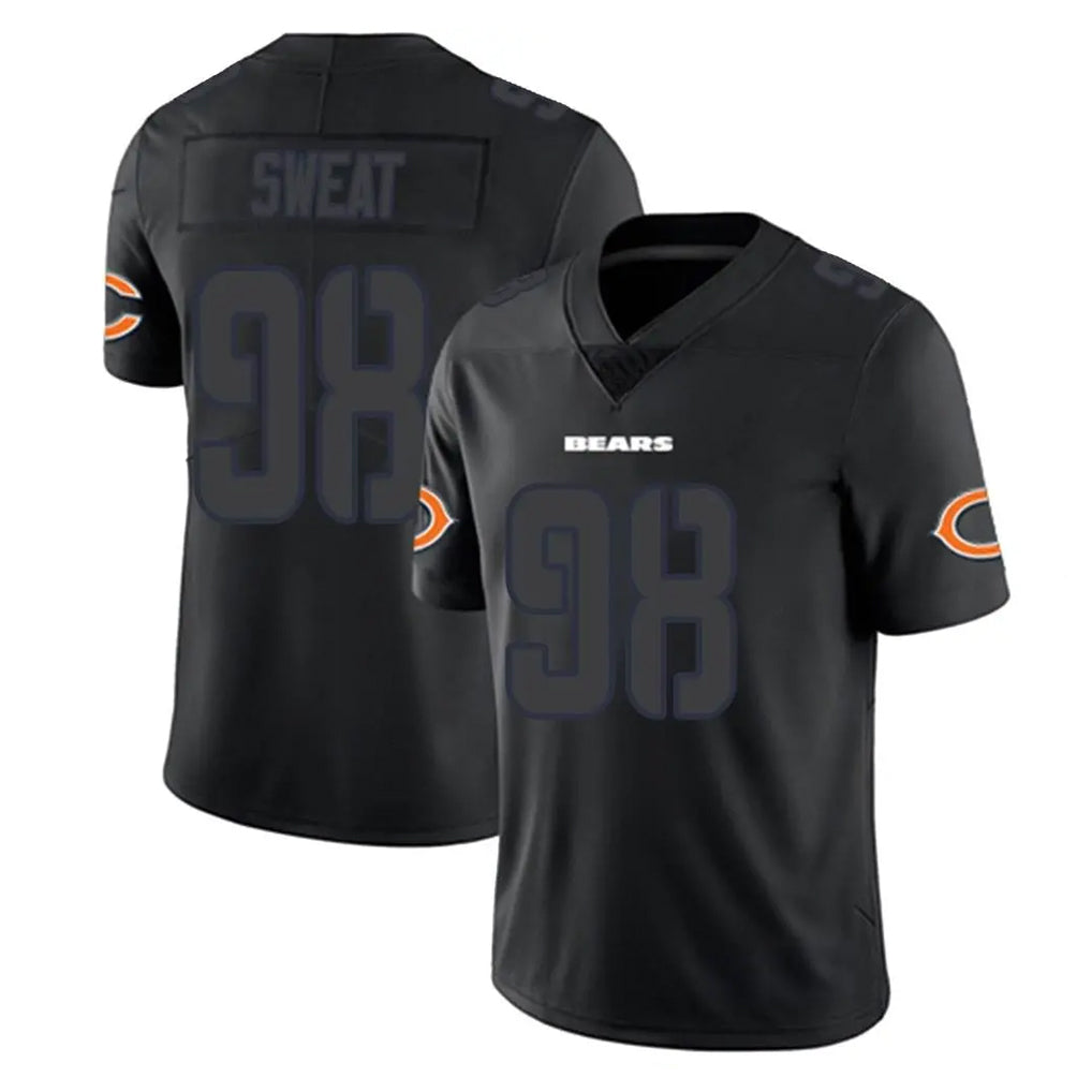 C.Bears #98 Montez Sweat Player Black Impact Limited Game BALCE Stitched Jerseys