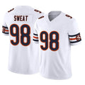 C.Bears #98 Montez Sweat Player White Vapor F.U.S.E. Limited Home Game BALCE Stitched Jerseys