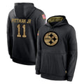 P.Steelers #11 Michael Pittman Jr. Player Black Salute to Service Hoodies Limited Game BALCE Stitched Jerseys