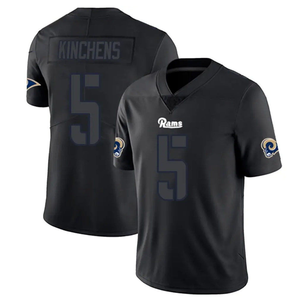 LA.Rams #5 Kamren Kinchens Player Black Impact Limited Home Game BALCE Stitched Jerseys