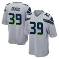S.Seahawks #39 Ty Okada Player Gray Home Game BALCE Stitched Jerseys