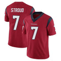 H.Texans #7 CJ Stroud Player Red Limited Vapor Untouchable Home Game BALCE Stitched Jerseys