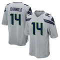 S.Seahawks #14 Sam Darnold Player Gray Home Game BALCE Stitched Jerseys