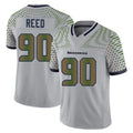 S.Seahawks #90 Jarran Reed Player Grey Limited 2025 Rivalries Collection Home Game BALCE Stitched Jerseys