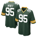 GB.Packers #95 Devonte Wyatt Player Green Home Game BALCE Stitched Jerseys