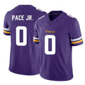 M.Vikings #0 Ivan Pace Jr. Player Purple Limited Vapor F.U.S.E. Home Game BALCE Stitched Jerseys