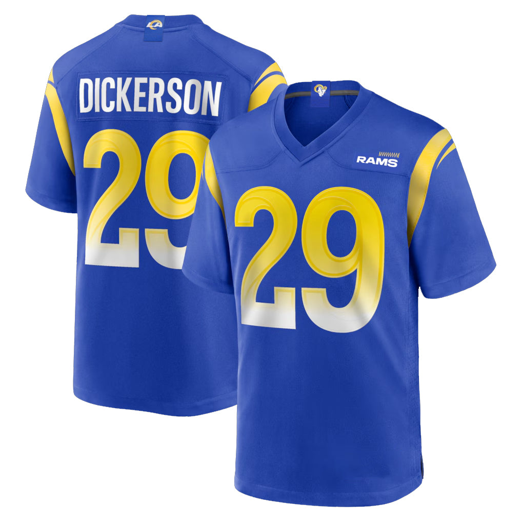 LA.Rams #29 Eric Dickerson Player Royal Home Game BALCE Stitched Jerseys