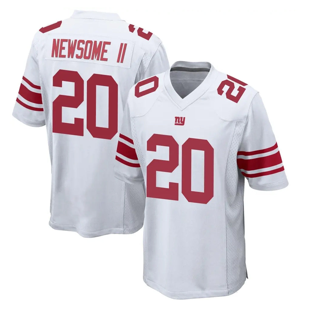 NY.Giants #20 Greg Newsome II Player White Home Game BALCE Stitched Jerseys