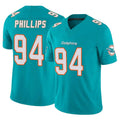 M.Dolphins #94 Jordan Phillips Player Aqua Limited Vapor F.U.S.E. Home Game BALCE Stitched Jerseys