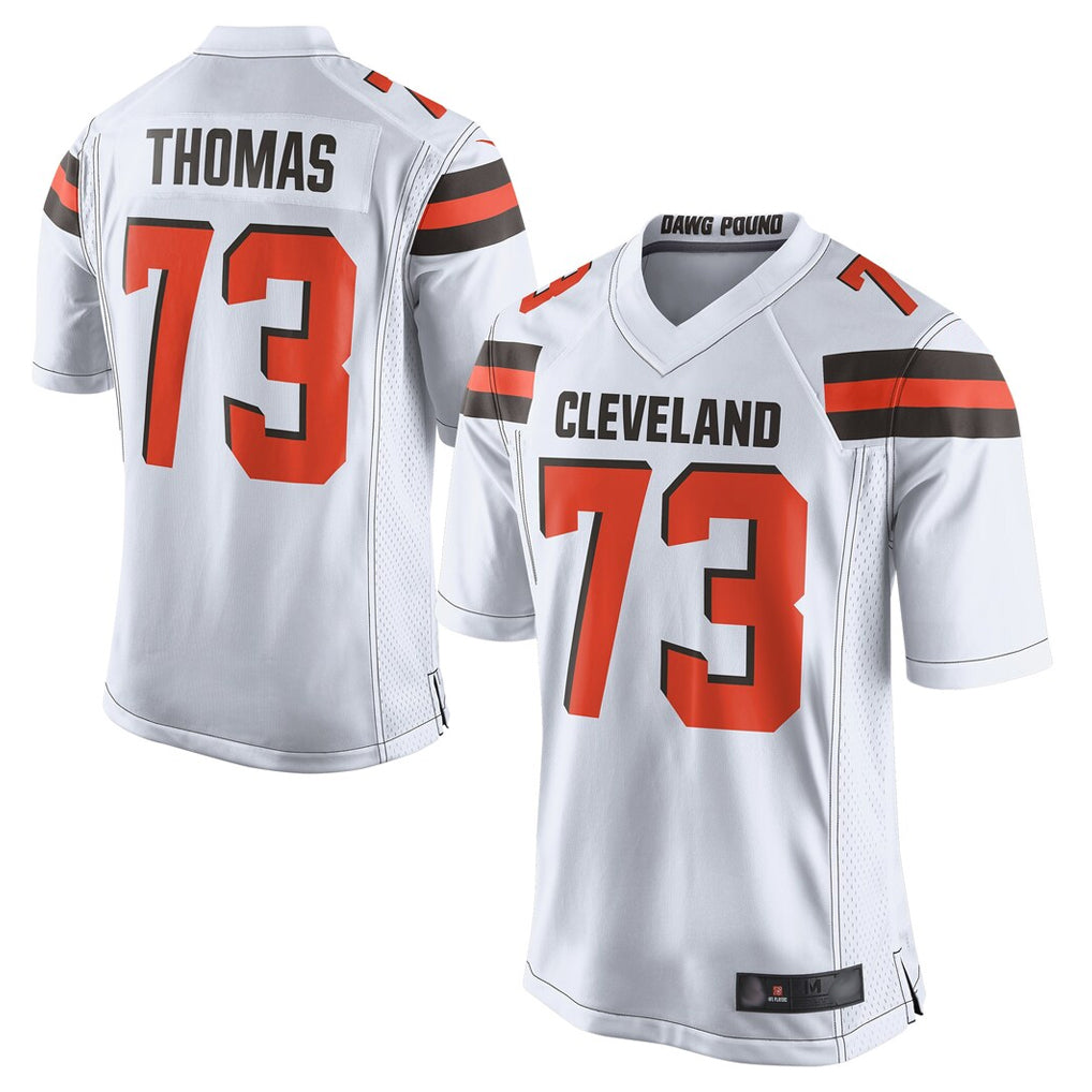 C.Browns #73 Joe Thomas Player White Limited Home Game BALCE Stitched Jerseys