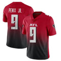 A.Falcons #9 Michael Penix Jr. Player Red Vapor Untouchable Limited Home Game BALCE Stitched Jerseys