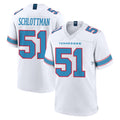 T.Titans #51 Austin Schlottmann Player White 2026 Game Home BALCE Stitched Jerseys