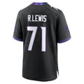 B.Ravens #71 Olaivavega Ioane Player Black Home Game BALCE Stitched Jerseys