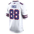 B.Bills #88 Dawson Knox Player White Home Game BALCE Stitched Jerseys