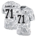 NO.Saints #71 Kelvin Banks Jr. Player Arctic Camo Salute To Service Limited Game BALCE Stitched Jerseys