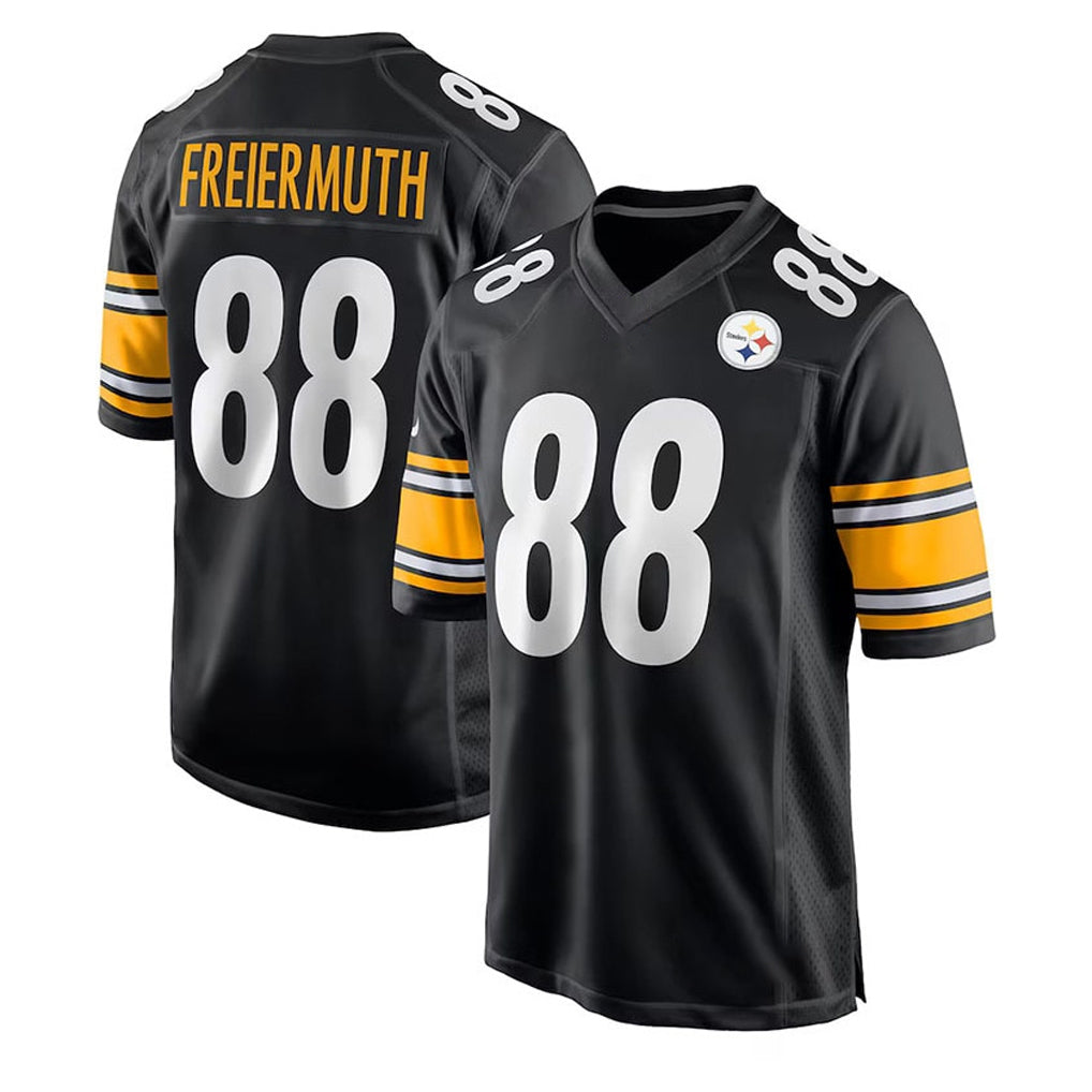 P.Steelers #88 Pat Freiermuth Player Black Home Game BALCE Stitched Jerseys