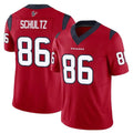 H.Texans #86 Dalton Schultz Player Red Limited Vapor F.U.S.E. Home Game BALCE Stitched Jerseys