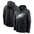 P.Eagles ## Eagles Blank Player Black LOGO Pullover Hoodies Home Game BALCE Stitched Jerseys