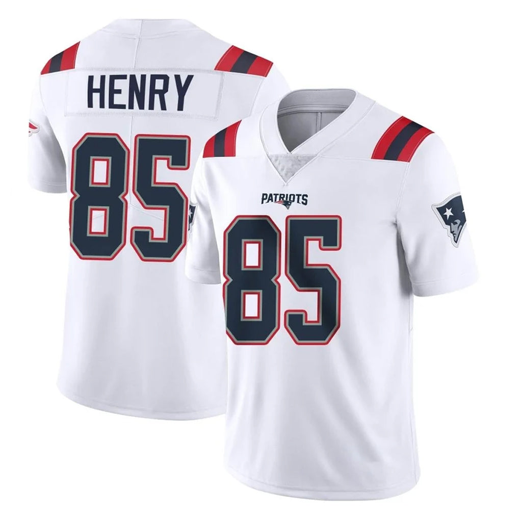NE.Patriots #85 Hunter Henry Player White Vapor Untouchable Home Game BALCE Stitched Jerseys