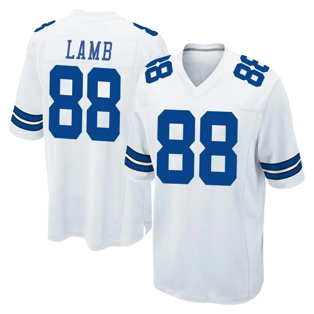 D.Cowboys #88 CeeDee Lamb Player White Home Game BALCE Stitched Jerseys