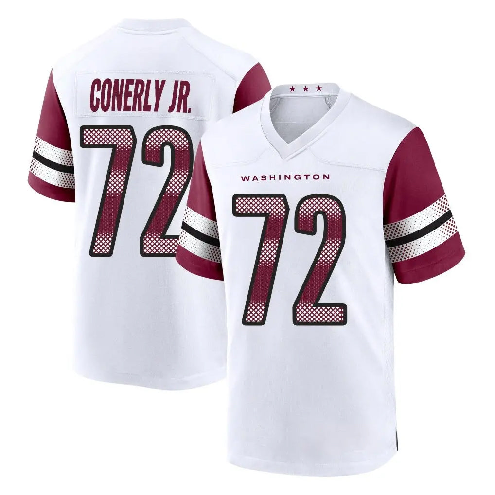 W.Commanders #72 Josh Conerly Jr. Player White Game Home BALCE Stitched Jerseys