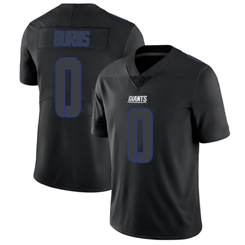 NY.Giants #0 Brian Burns Player Black Impact Limited Home Game BALCE Stitched Jerseys